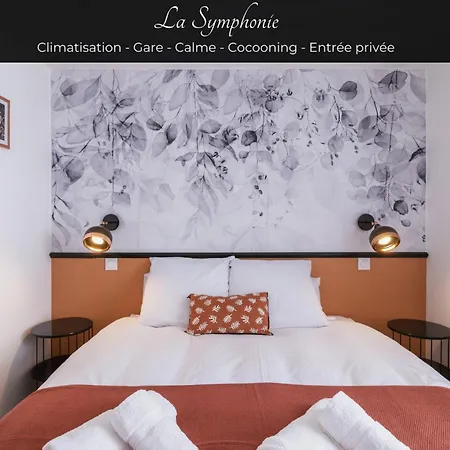 La Symphonie - Cosy - Climatisation - Proche Gare *